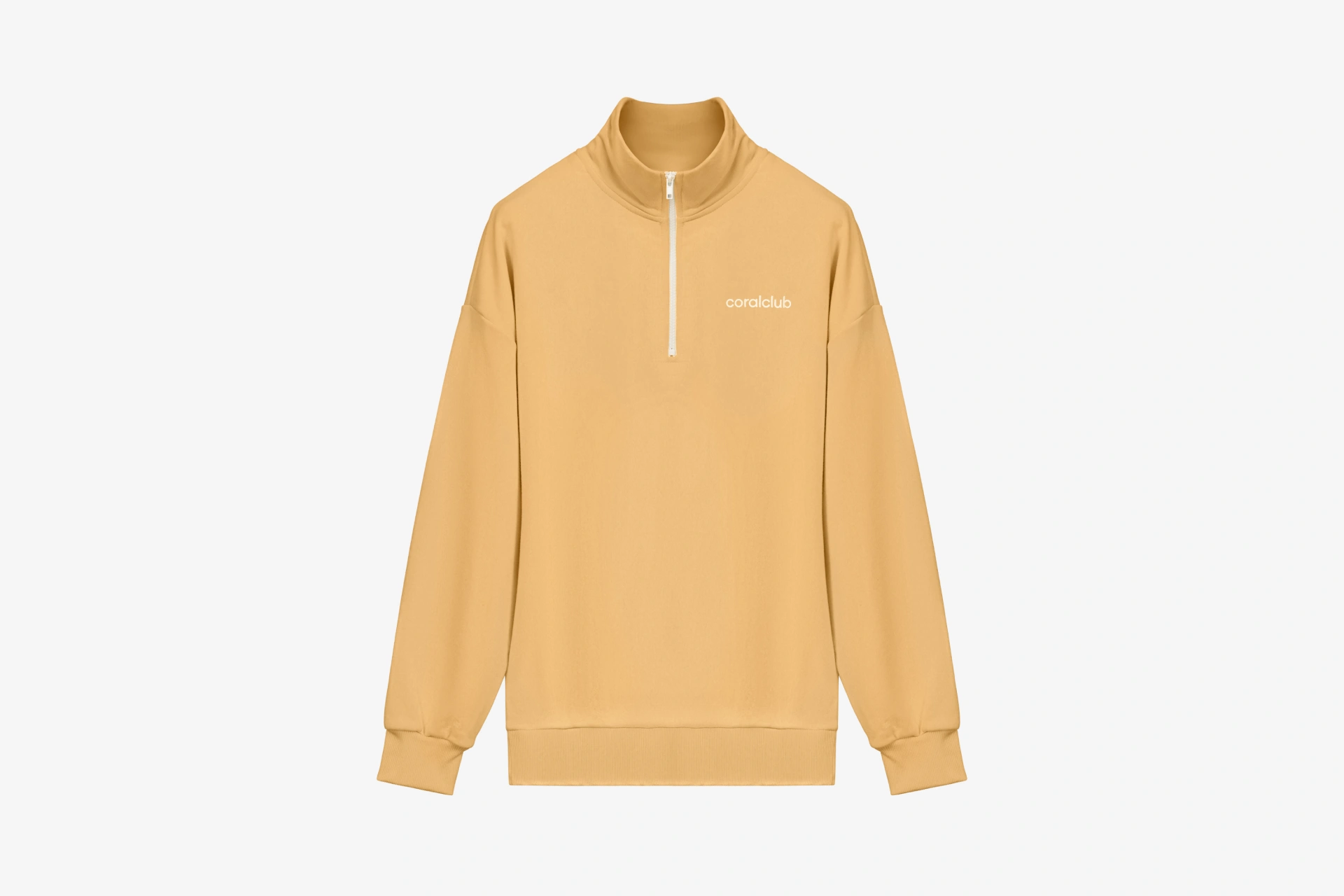 SWEATSHIRT ZIP Вeige